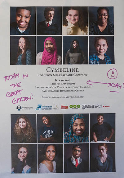 Robinson Shakespeare Company members poster