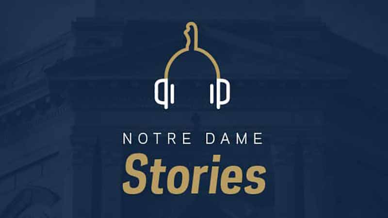 Notre Dame Stories podcast icon.