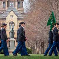 ROTC Presidential Pass in Review, April, 2016.