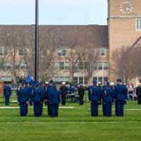 ROTC Presidential Pass in Review, April, 2016.