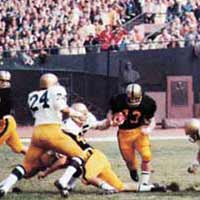 Football Program Cover:	Notre Dame vs. Army at the Meadowlands Giants Stadium, 1977.