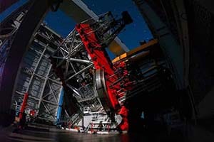 iLocater equipment under starry sky.